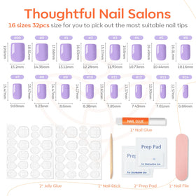 modelones size comparison with 16 sizes displayed for precise fit on every finger