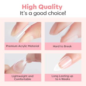 modelones finished styled nails lifestyle showing durable elegant look