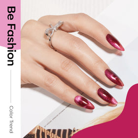 modelones nail swatch wheel displaying six shades; helps choose colors