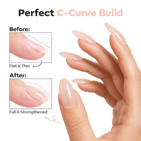 modelones texture closeup of gel self-leveling, demonstrating smooth control and even spread
