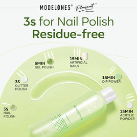 modelones visible oil layer texture demonstrating jojoba oil mixing to hydrate nails