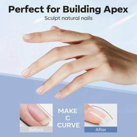 modelones gel texture self-leveling swipe demonstrating easy smoothing benefit