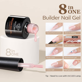 modelones gel texture macro shot showing smooth self-leveling formula and bubble-free result