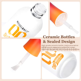 modelones tools and bottles styled in a salon setting to show convenience and pro results