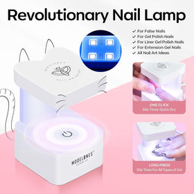 modelones uv led lamp curing nails quickly for efficient results