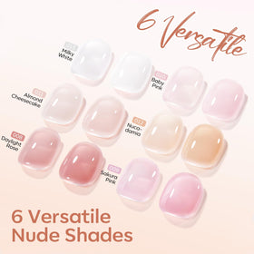 modelones white shade swatch ideal for precise French tip definition
