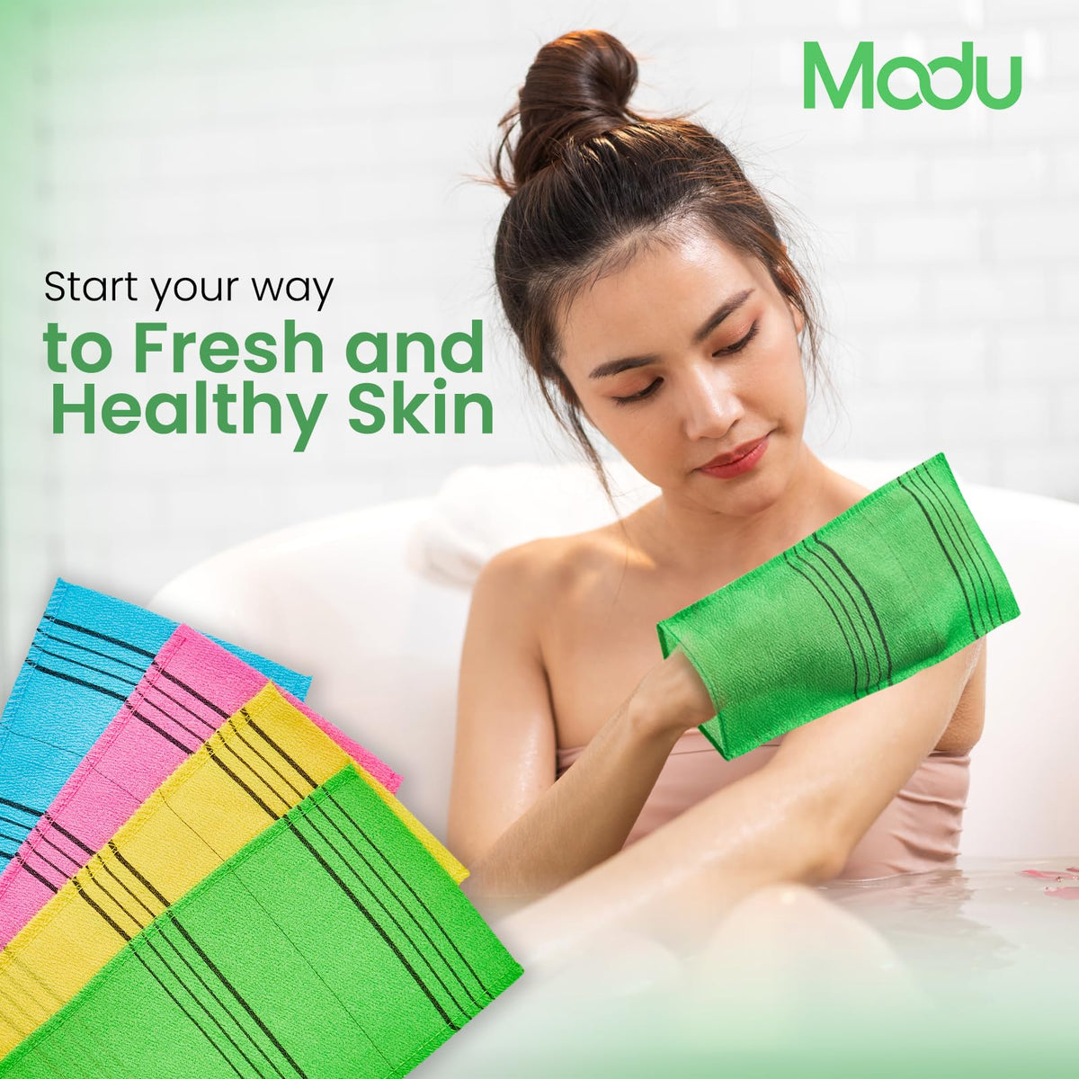 Modu care label showing washing instructions for durability