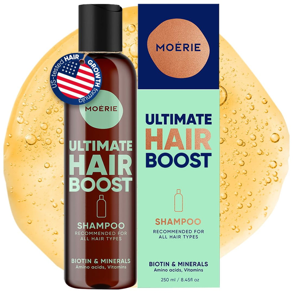 Moerie front bottle showing product and clear branding for easy purchase