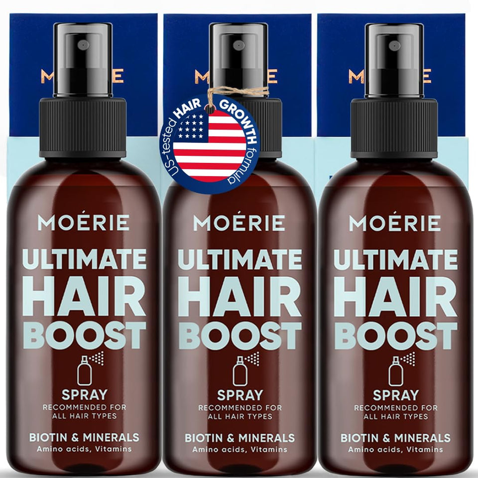 Moerie front bottle view showing clean packaging and product benefit