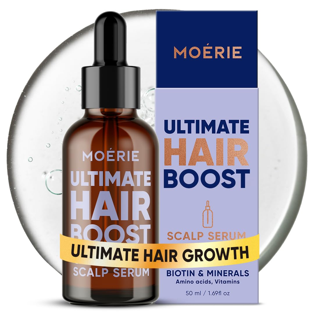 Moerie front bottle showing label and compact design for easy application
