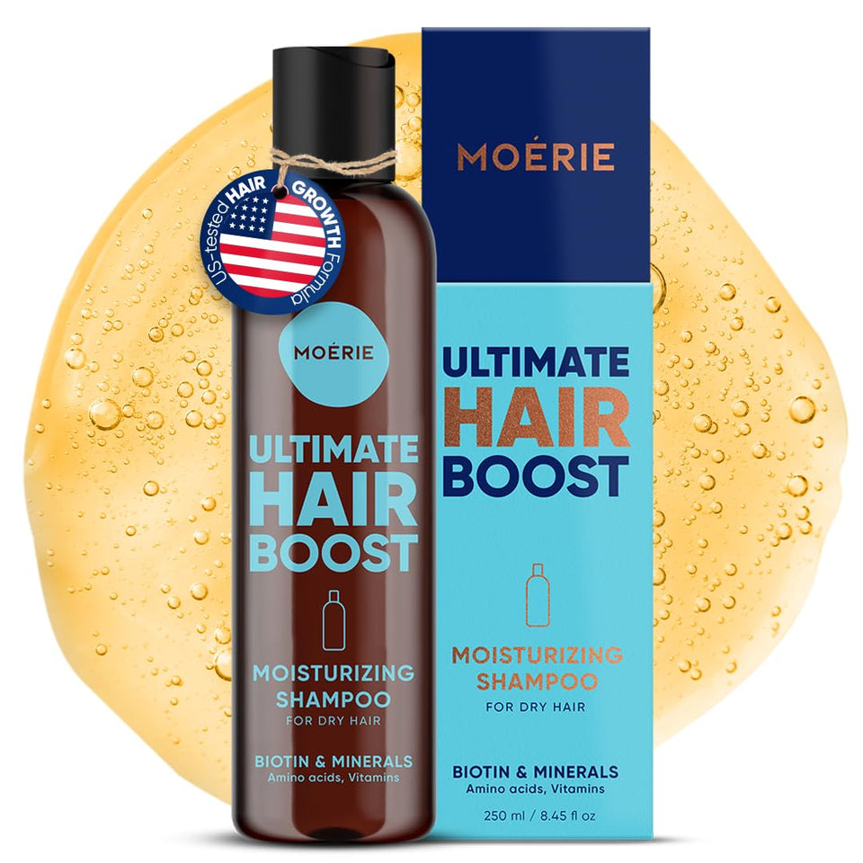 Moerie front packaging triple set showing three bottles and branding for confidence
