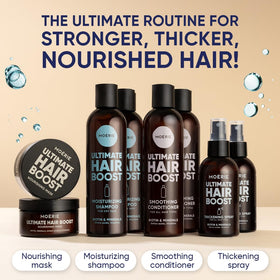 Moerie lifestyle styling result with fuller-looking hair and volume