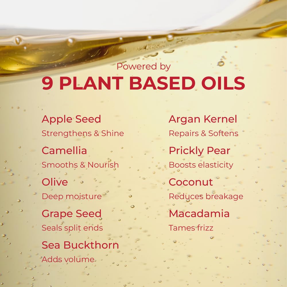 MOEV oil texture on hand demonstrating lightweight absorption and smoothness