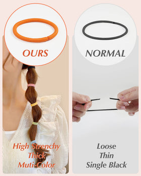 MoHern elastic band stretched to demonstrate strong hold and recovery