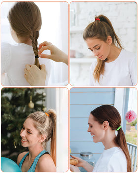 MoHern hair ties in a bag as a travel-ready accessory for quick styling