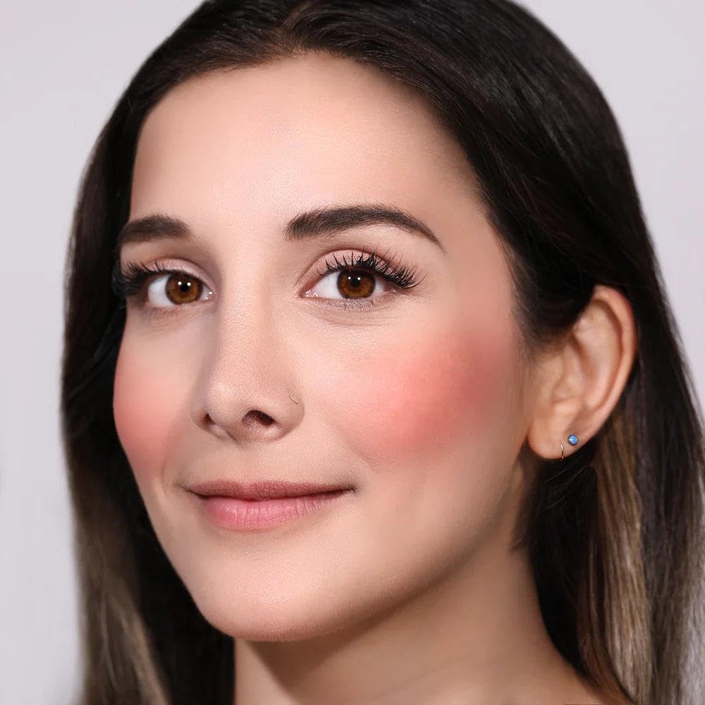 Moira Love Steady applied on cheeks showing natural flush and long-wear look