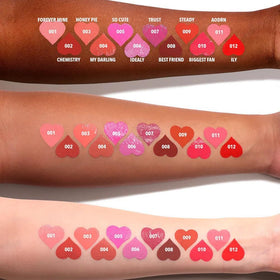 Moira Love Steady on vanity with brushes showing effortless daily routine benefit