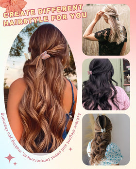 Molans flat-lay of all twelve clips arranged for easy selection and styling variety