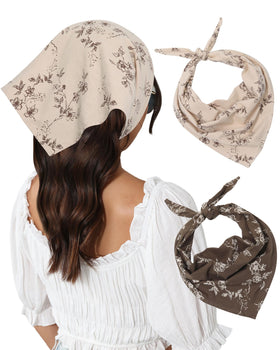 Molans front packaging showing two floral bandanas and clear styling options