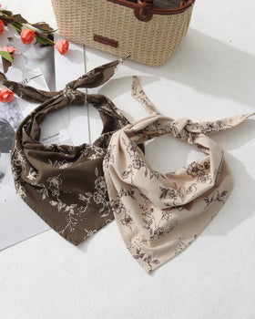 Molans tied around neck as kerchief for a polished accessory look