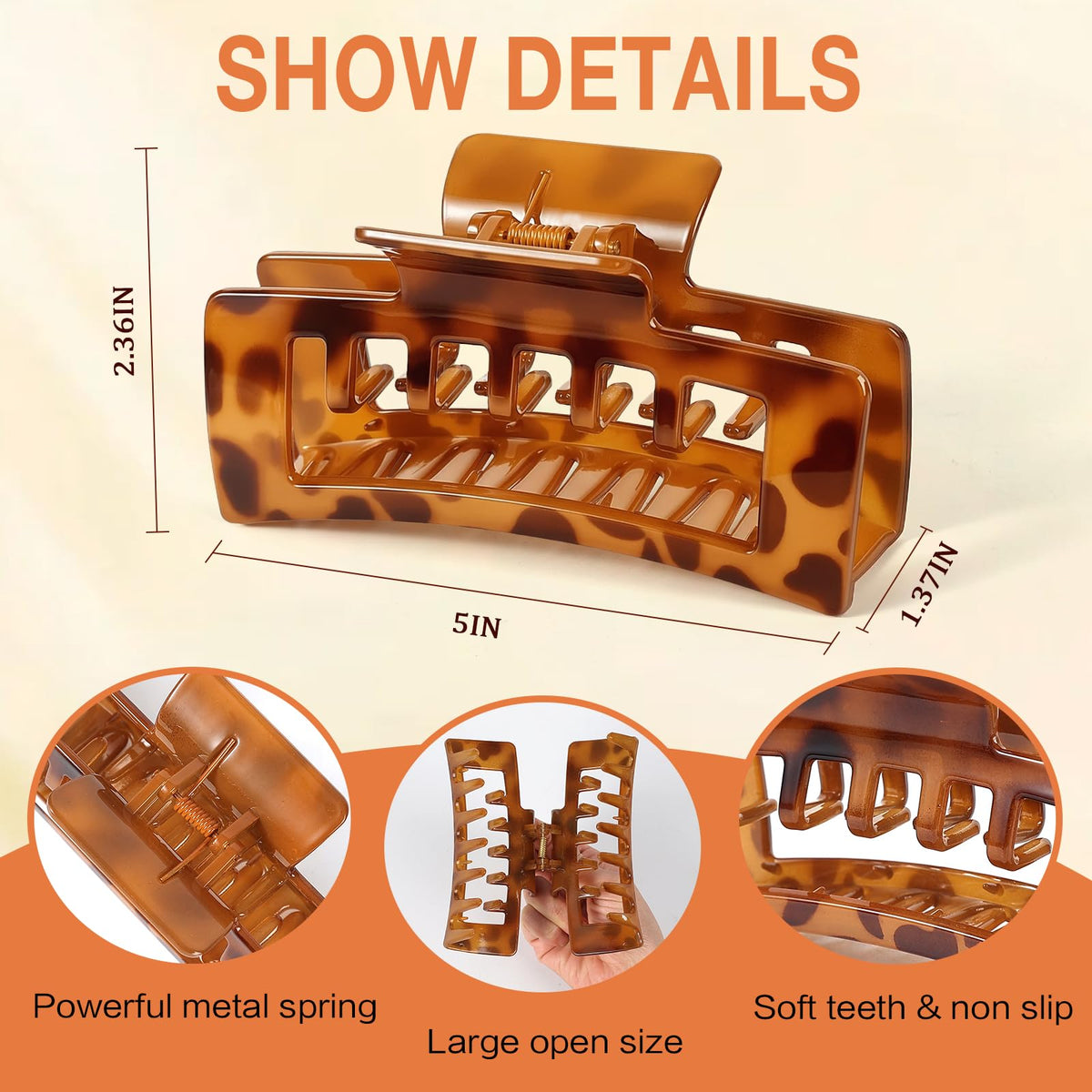 Molizummy close-up of double-teeth grip highlighting secure hold and durability
