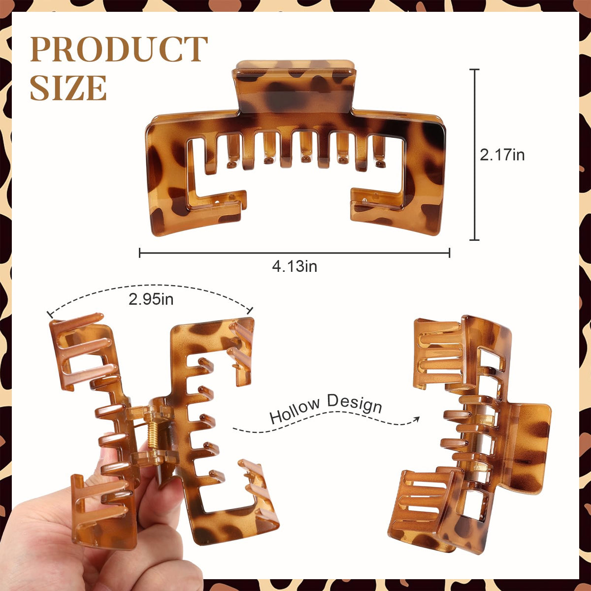 Molizummy hollow center design side view showing hat strap clearance benefit