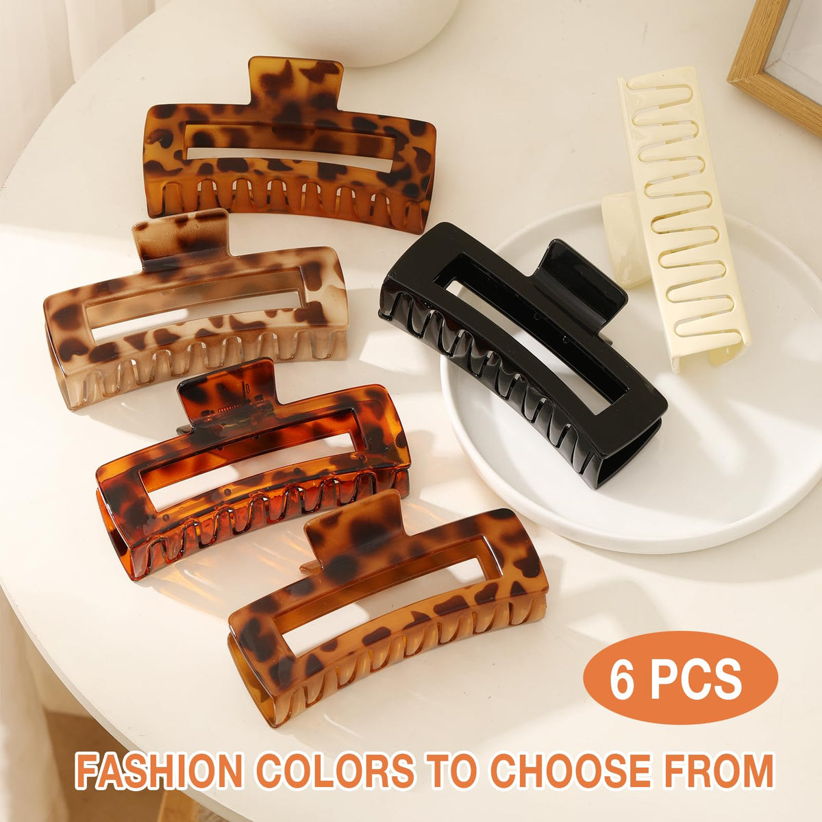 Molizummy six-clip set showing color variety and versatility