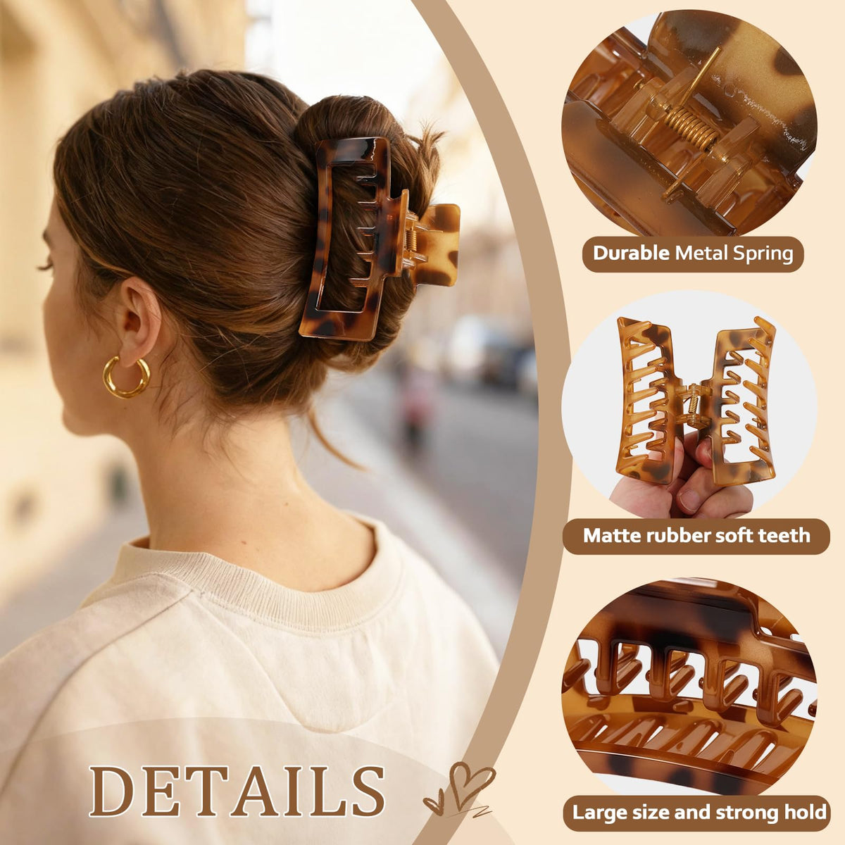 Molizummy glossy tortoise shell texture showing durable, fade-resistant finish