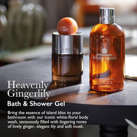 Molton Brown label close-up highlighting product name and premium detail