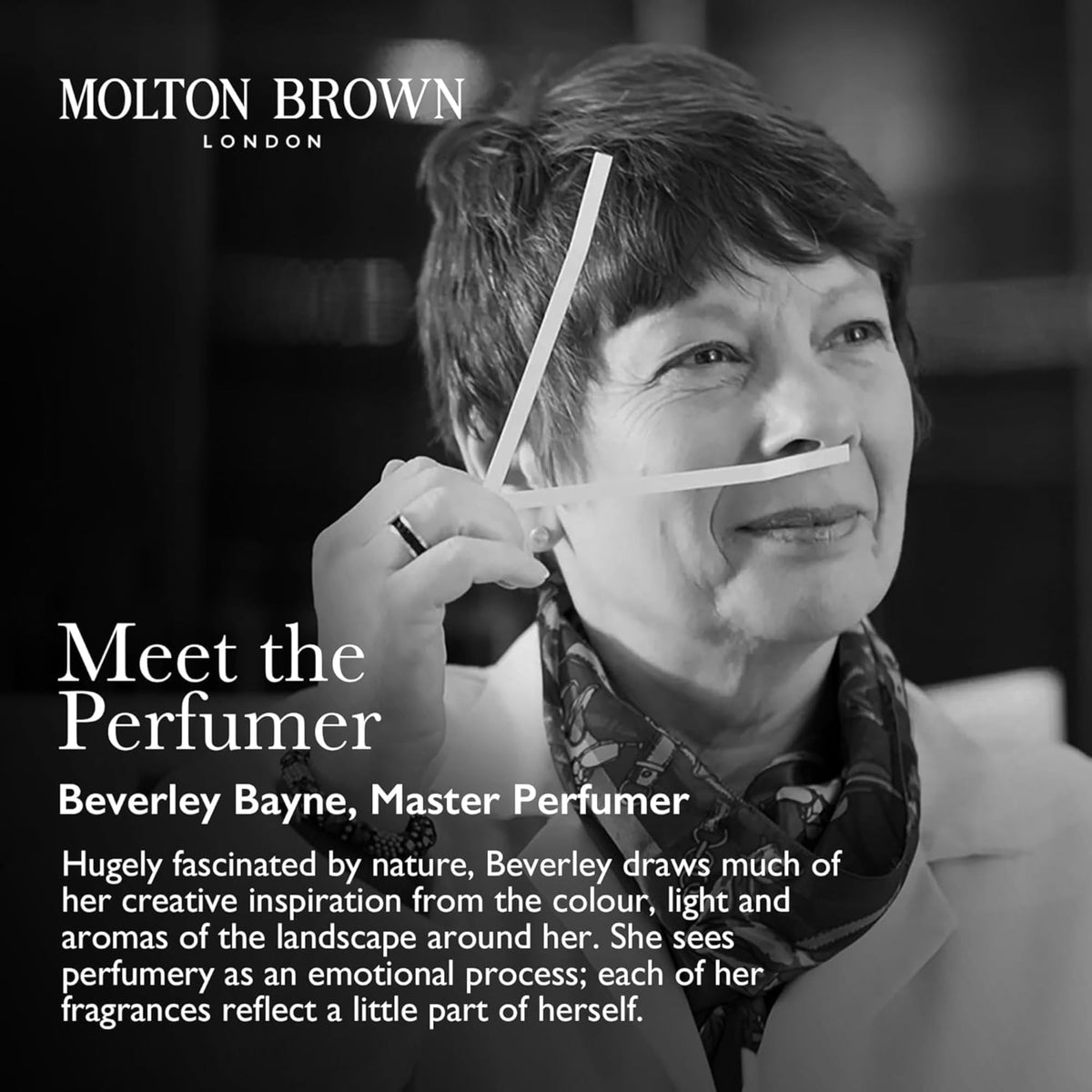 Molton Brown hand lotion on pump being dispensed benefit smooth quick absorption