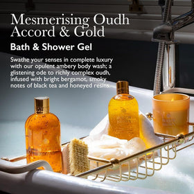 Molton Brown pump and label close-up highlighting ingredient claims