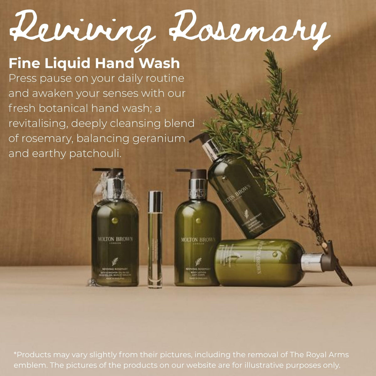 Molton Brown pump close-up highlighting dispenser and easy, controlled soap use