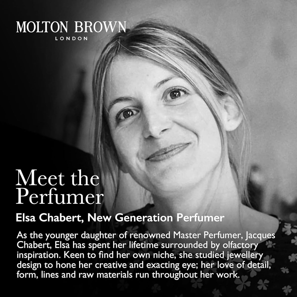 Molton Brown bottle styled on towel conveying luxurious bathroom routine