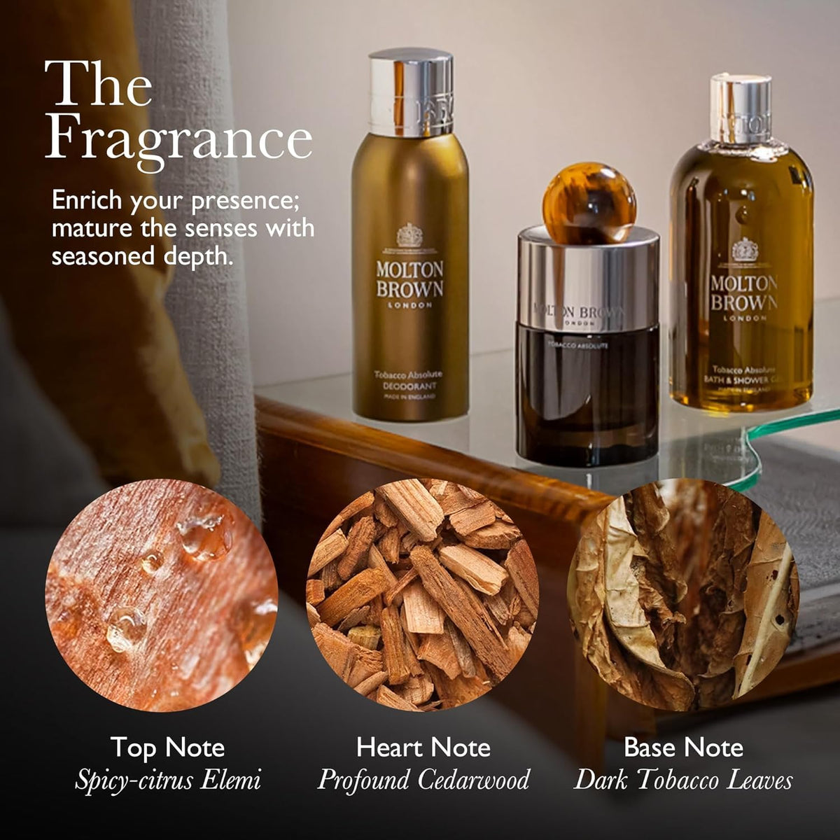 Molton Brown rich lather texture demonstrating gentle, fragrant cleansing