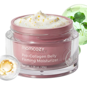 Momcozy front packaging travel tube showing compact design and quick hydration