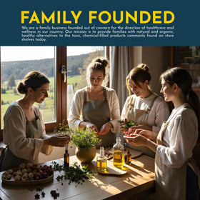 Mommy's Natural Helpers made-in-USA small-batch label emphasizing quality sourcing