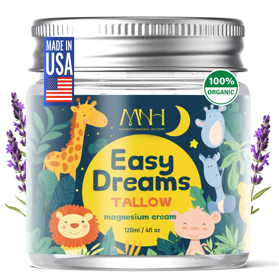 Mommy's Natural Helpers front label showing product name and kid-safe benefits