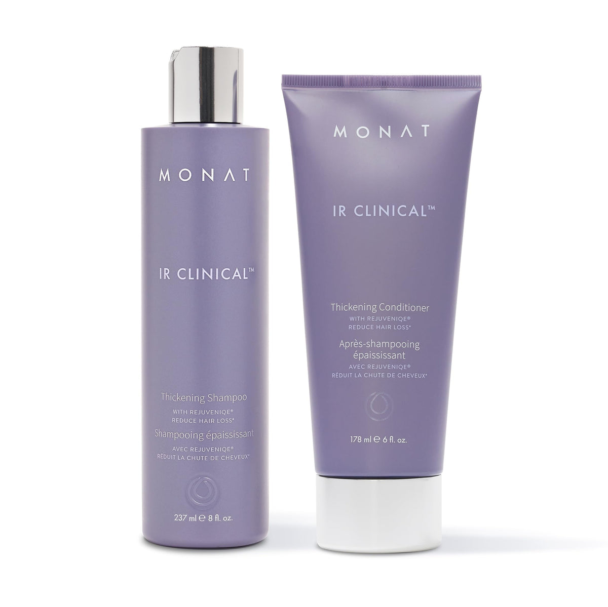 MONAT front packaging showing both bottles and brand clarity