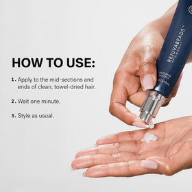 MONAT on bathroom vanity styled in routine for effortless everyday grooming benefit