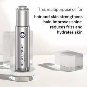 MONAT oil dropper pouring a drop showing controlled application benefit