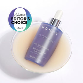 MONAT close-up of serum dropper texture highlighting lightweight absorption