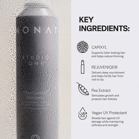 MONAT side-by-side before and after showing improved hold and shine