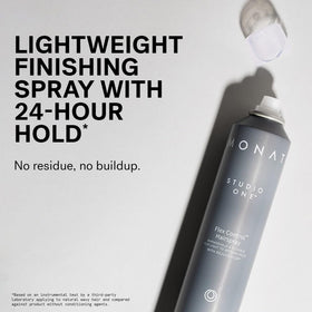 MONAT nozzle close-up highlighting fine mist for even application