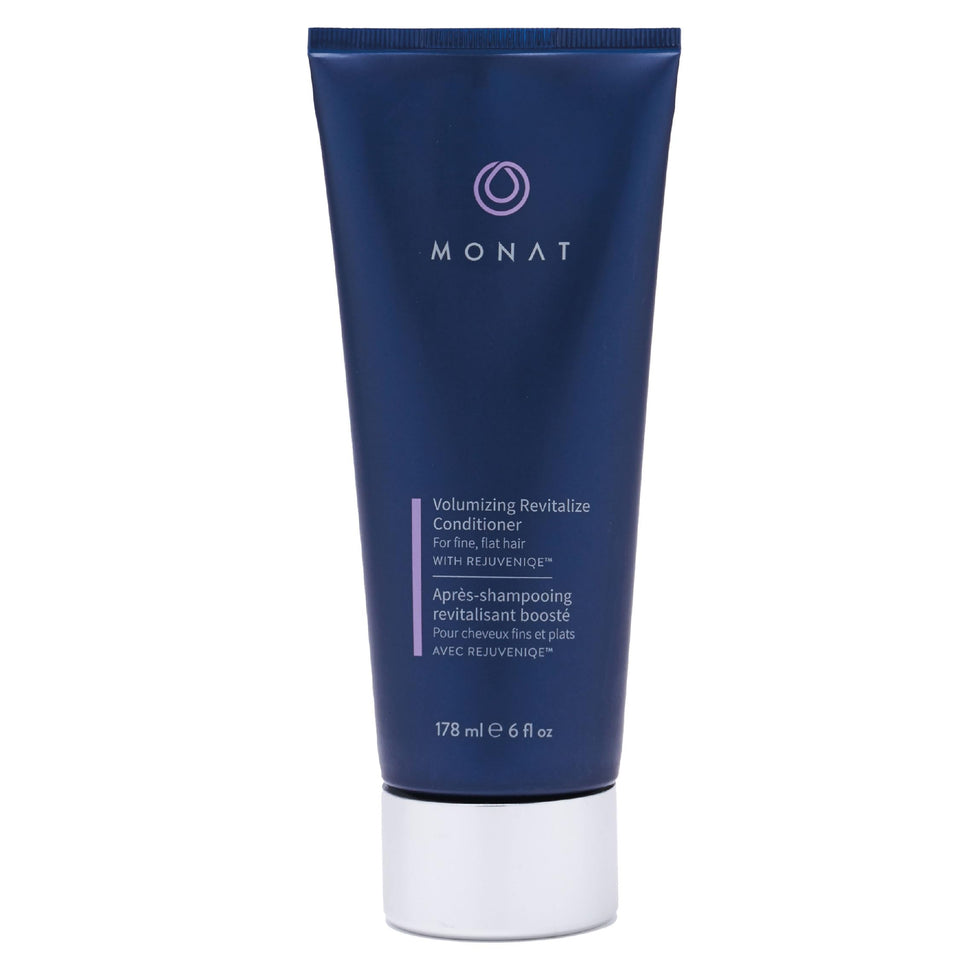 MONAT front bottle view showing lightweight volumizing conditioner benefits