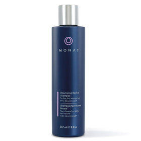 MONAT bottle front view showing packaging and lightweight volumizing benefits