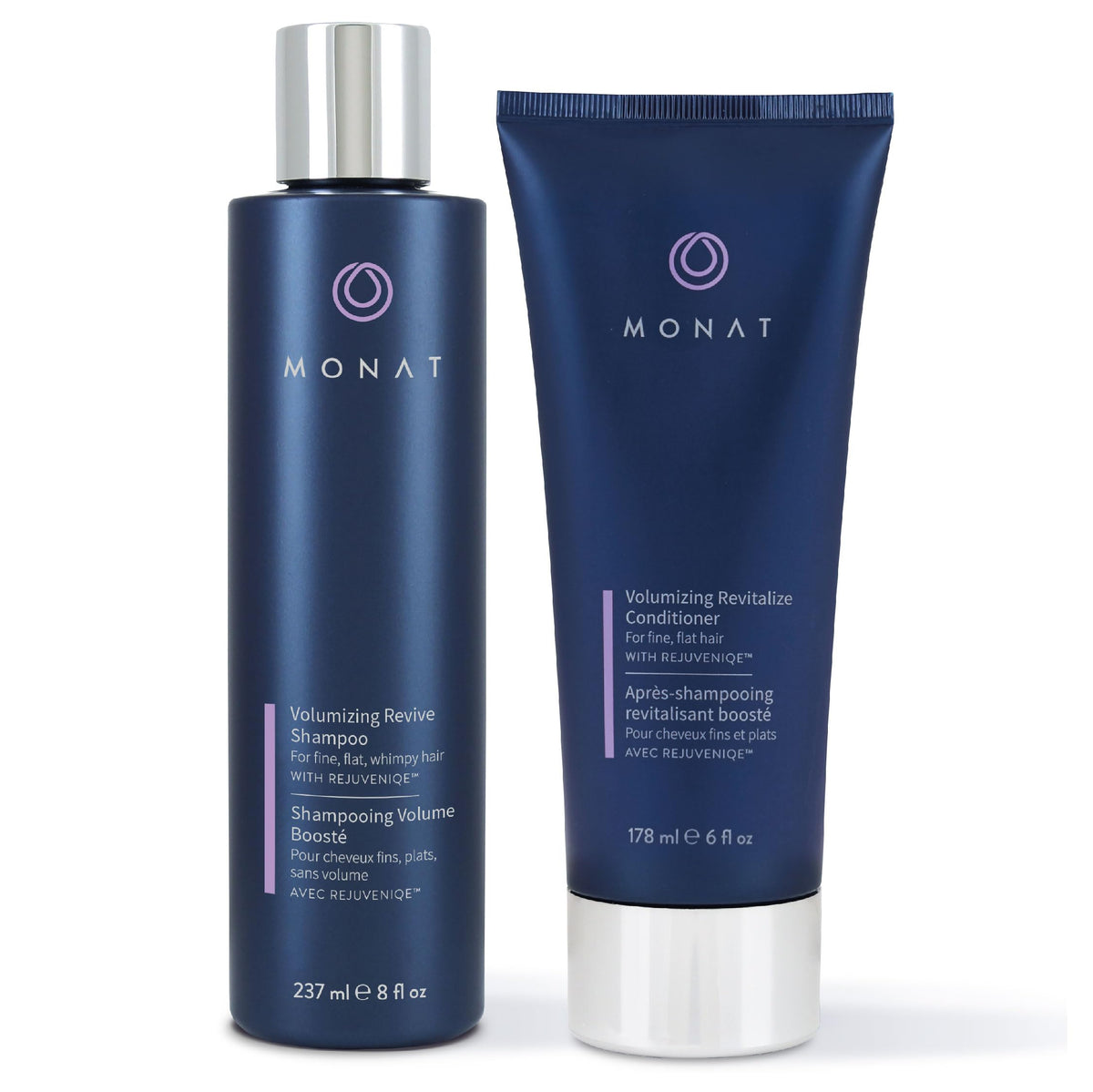MONAT front packaging showing set and benefits for lightweight volume
