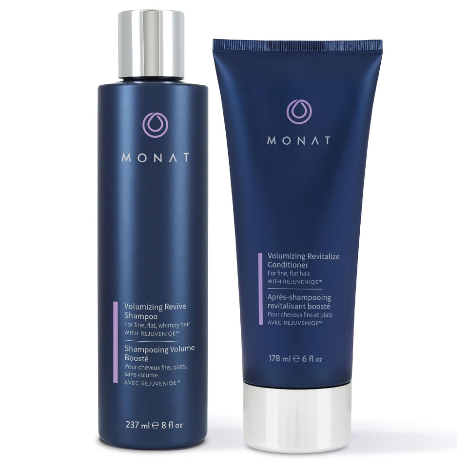 MONAT front packaging showing set and benefits for lightweight volume