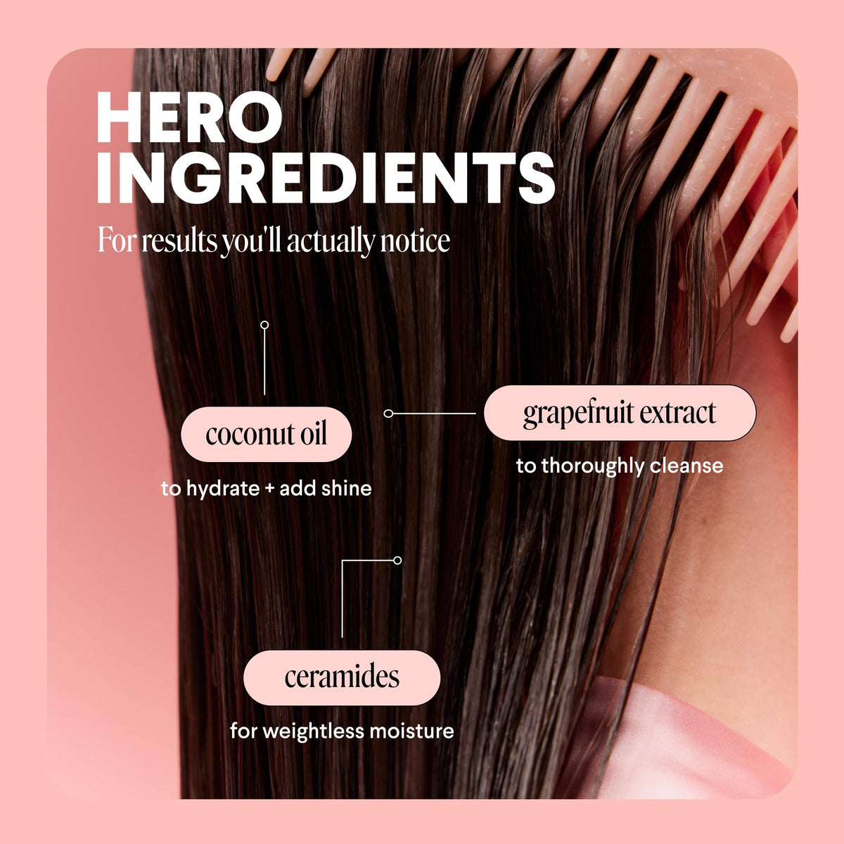 MONDAY HAIRCARE shampoo lather texture demonstrating gentle yet effective cleansing