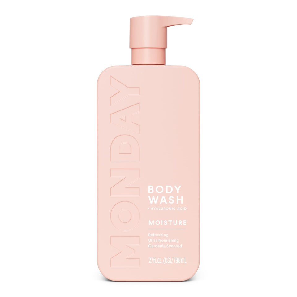 MONDAY HAIRCARE front bottle view showing label and volume, clear product identity and benefit