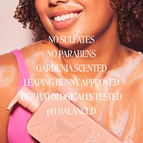 MONDAY HAIRCARE grapefruit and shea butter staged to show natural ingredients and nourishing benefits